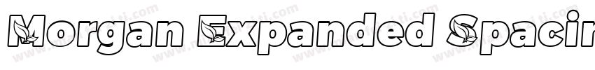 Morgan Expanded Spacing字体转换